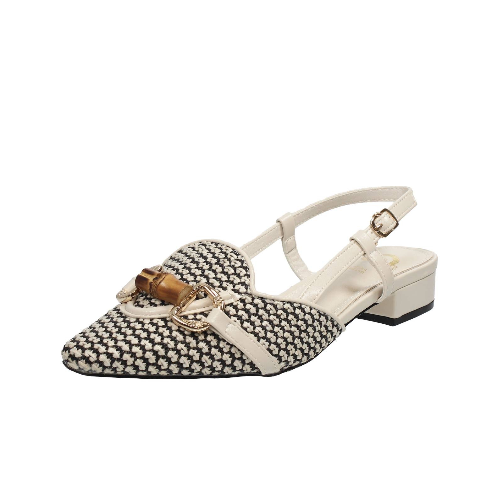 Золотое декольте для Такко Бассо Неро - Талья 37 [23,3 см] Scarpe Donna