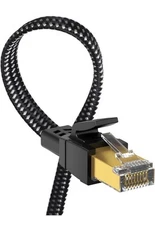 Cat 8 Ethernet Cable 20 ft, Nylon Braided 40Gbps 2000Mhz SFTP RJ45