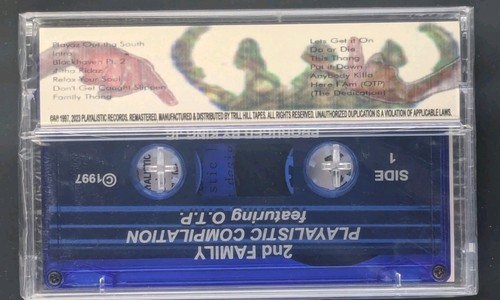 2nd Family- Playalistic Compilation Cassette *SEALED* 90's Memphis Rap Tape - Picture 2 of 3