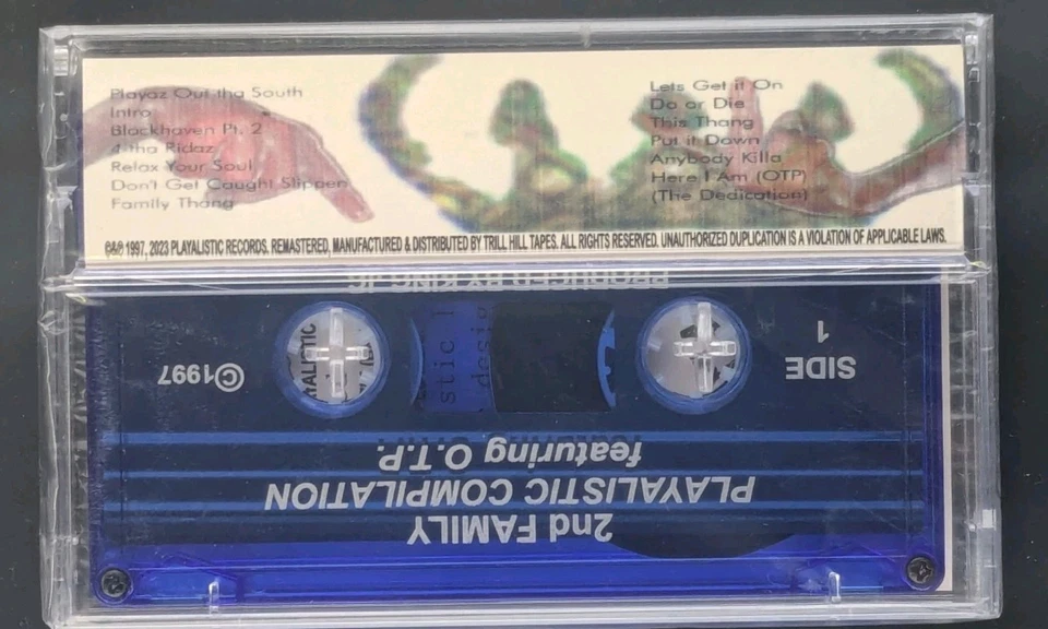 2nd Family- Playalistic Compilation Cassette *SEALED* 90's Memphis Rap Tape - Image 2 of 3