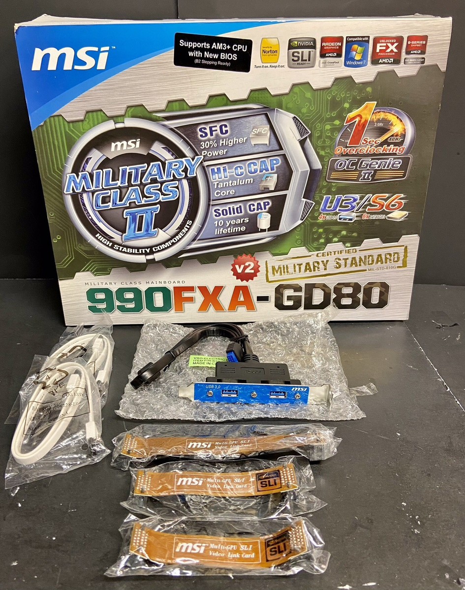 MSI 990FXA-GD80, AM3+ (plus), AMD Motherboard for sale online | eBay