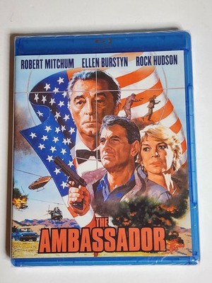 New THE AMBASSADOR Blu-ray 1985 Robert Mitchum Ellen Burstyn Rock Hudson Kin