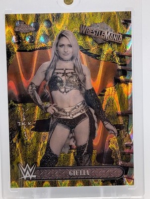 2025 Cactus Jack Wrestlemania Giulia 23/50 Gold RayWave Lava