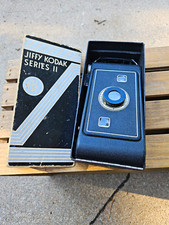 Antique Jiffy Kodak Six-16 Series II Folding Camera 616 Format Black w/ Box