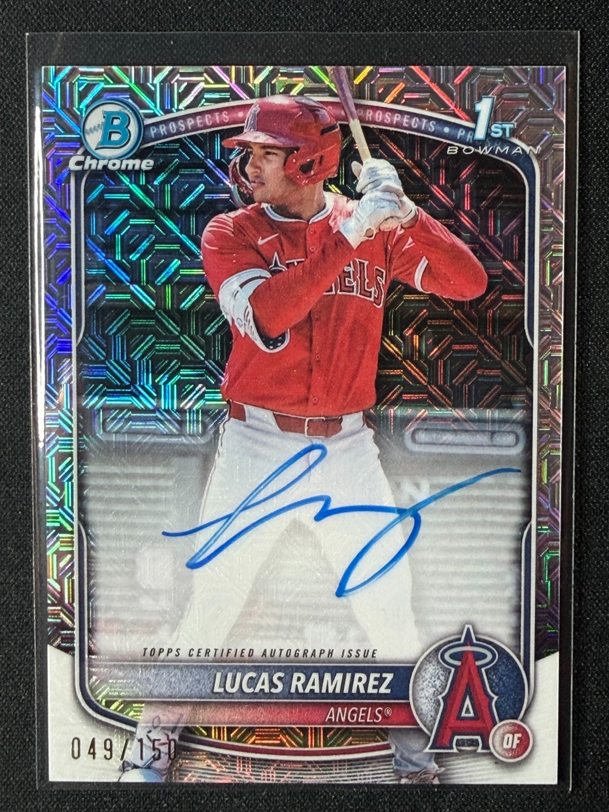 2025 Bowman Chrome 1st Lucas Ramirez HTA Choice Auto /150