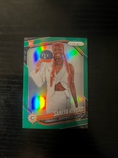 Saniya Rivers 2025 Panini Prizm WNBA Green Prizm RC #150 Connecticut Sun