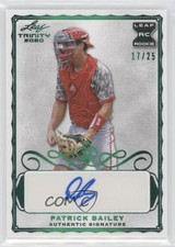 2020 Leaf Trinity Auto Green 17/25 Patrick Bailey #A-PB1 Auto 07d9