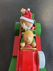 Large VTG 1990 Dakin Hand painted Wooden Santa Christmas Auto/ Decor 8.5” — photo 6
