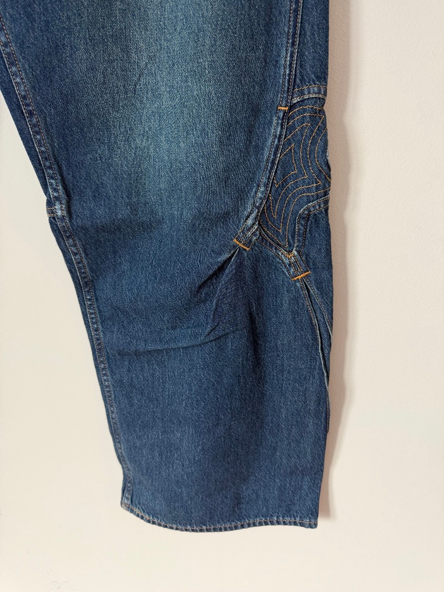 Kiko Kostadinov Levi's Baggy Jeans - Size 34 x 32 - Indigo Blue