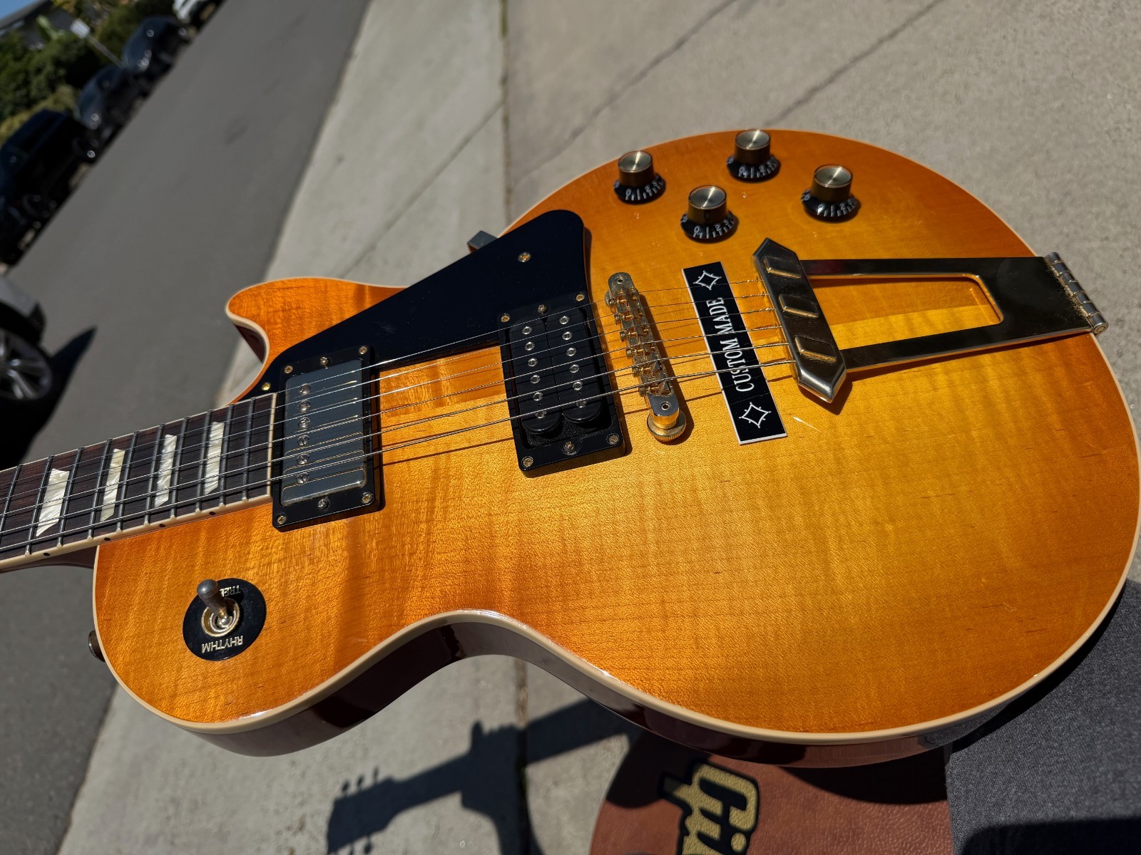 Gibson Les Paul Standard Mod Shop Custom Made w Trapeze-Duncan Pearly & DiMarzio
