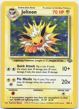 Jolteon (4) Holo Rare Jungle JU Lightning Unlimited Holo 04/64 1999 HP on eBay