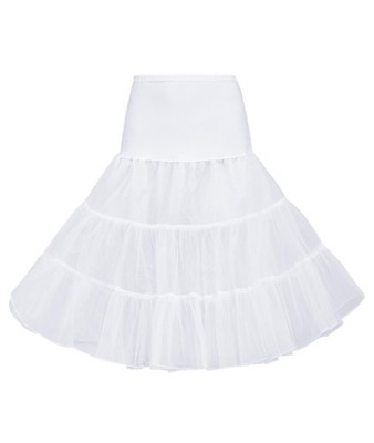 Petticoat Reifrock Damen Unterrock Kurz Crinoline Underskirt Rock für 50er Co...