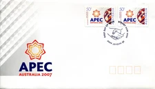 2007 APEC Australia 2007 - FDC APM39520 Gummed and Self Adhesive stamps