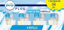 Plug In Air Freshener, Odor-Fighting Scented Oil Refill, Linen 