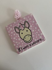 NEW Jellycat Baby Touch and Feel Board Books  If I were a Unicorn