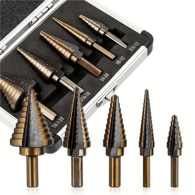 Präzisions-Kobalt-Bohrer Set 50 Größen Schnellarbeitsstahl Titan