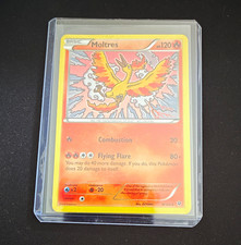 Pokemon TCG Moltres 9/124 Fates Collide Holo Rare 120 HP 2016