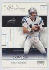 2002 Playoff Prime Signatures Sample Silver Chris Weinke #37 wo2