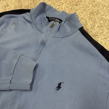 Polo Golf Ralph Lauren Quarter Zip Sweater Mens XL 1/4 Zip Pullover Cotton