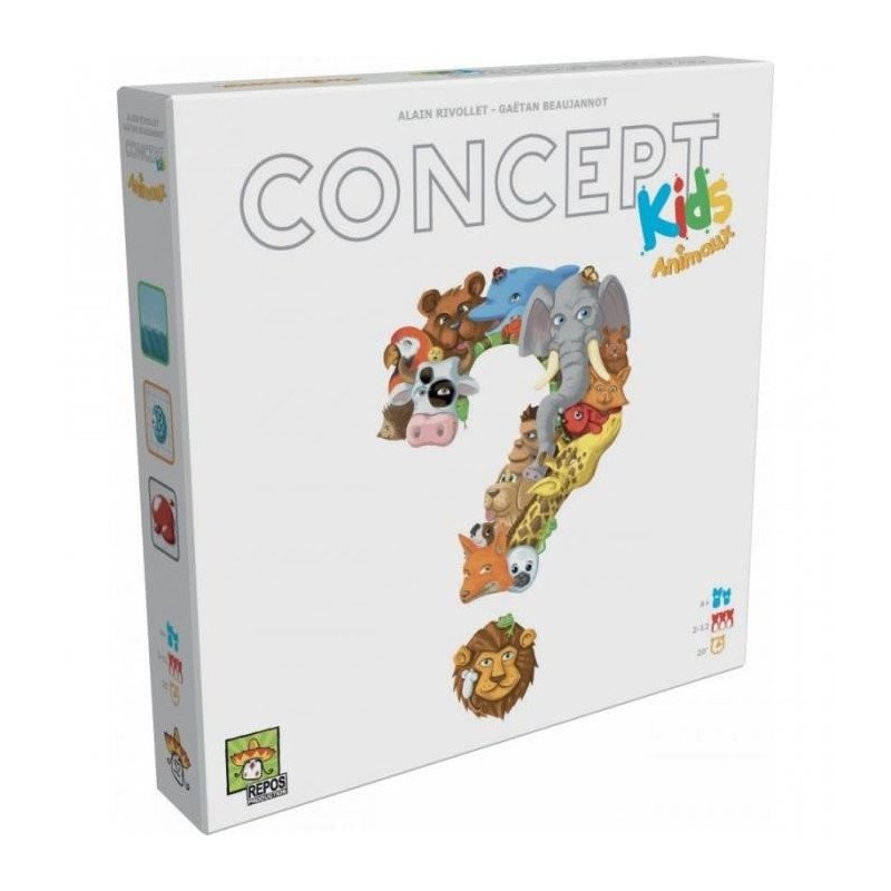 Concept Kids Animaux Asmodee grand jeu de societe cartes illustrees
