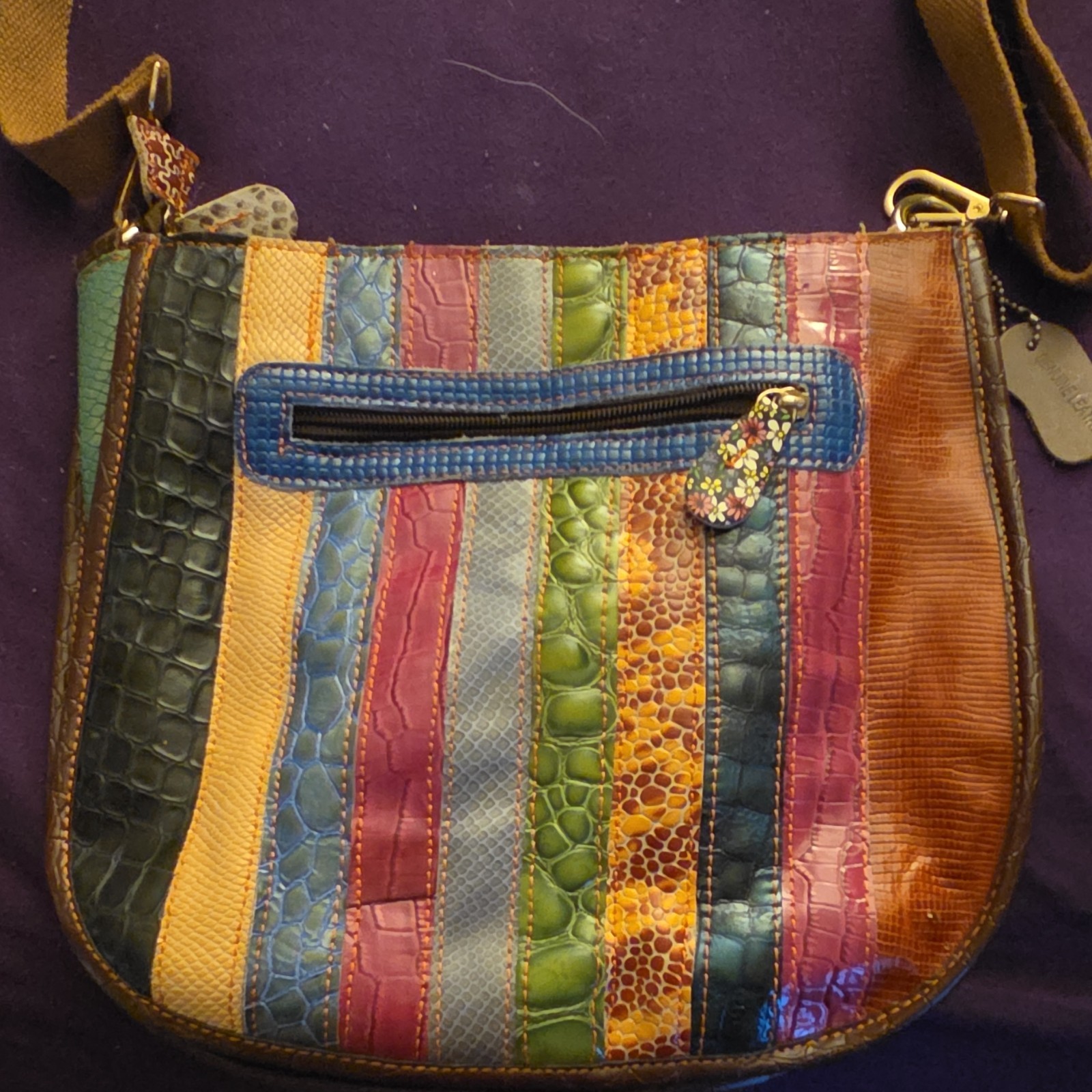 Sharif Multicolor Patchwork Women's Shoulder Bag … - image 2