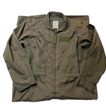 Flight Suit Coveralls Flyers Size 46L Reg Sage Green CWU 27/P Military Aramid