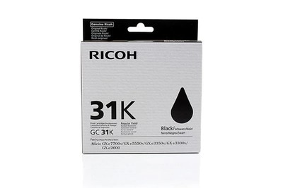 Ricoh GC-31 K / 405688 / RHGC31K Tinte schwarz
