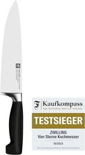 ZWILLING Vier Sterne Kochmesser, Klingenlänge: 20 cm, Rostfreier Spezialstahl