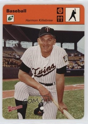 2005 Leaf Sportscasters Orange Batting Glove 24/40 Harmon Killebrew #18 HOF 6k2