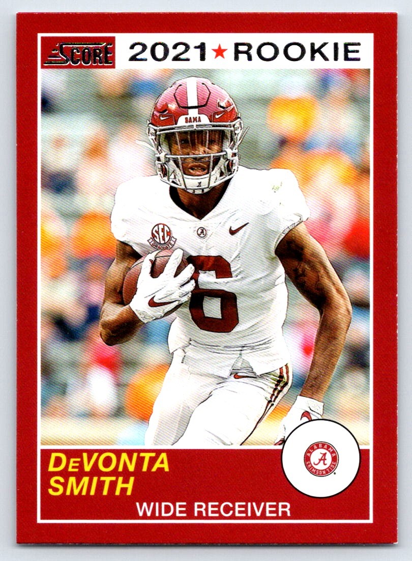 DeVonta Smith 2021 Panini Chronicles Score Draft Picks #63
