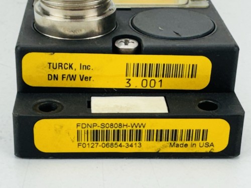 TURCK FDNP-S0808H-WW DeviceNet Station 8 In/Out *WARRANTY* - Picture 2 of 8