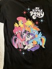 My Little pony T Shirt. Black T Shirt Size Small, Rainbow Dash — photo 1