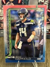 2025 Topps Chrome Football - Sam Darnold Seahawks Red White Blue Refractor #275