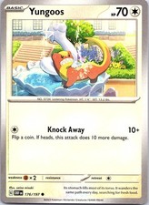 Yungoos 176/197 Common Obsidian Flames Pokemon Near Mint