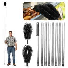 Premium gutter cleaning tools with ground guards scoop telescopic handle leaf...