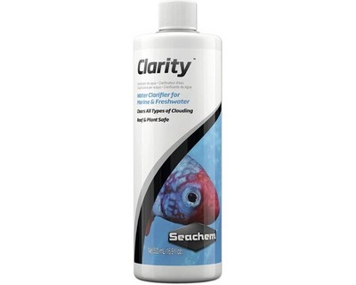 Wasserklärer Seachem Clarity 500 ml Wasserklärer für Süß-und Salzwasser, beseiti