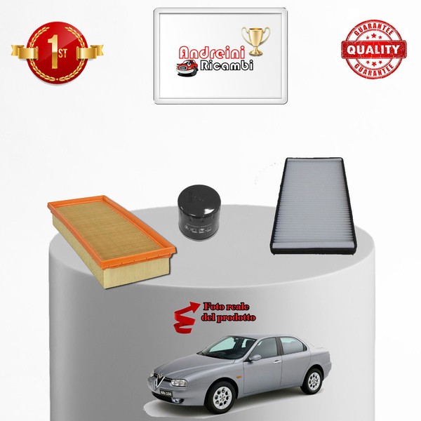 Set Service 3 Filter Alfa Romeo 156 2.0 16V Twin Spark 114KW 155KW Von 1997->-image
