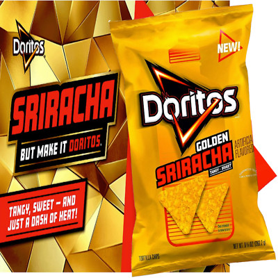  Doritos Unreleased BigBag Limited Edition Tangy Golden Sriracha FlavoredChips