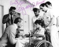 * RAYMOND J. BARRY * signed 8x10 photo * BORN ON THE FOURTH OF JULY * COA * 1
