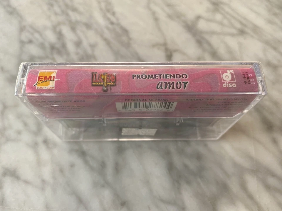 Los Llayras Prometiendo Amor Cassette Tape SEALED! ORIGINAL 1999 Disa NEW! RARO! - Image 3 of 3