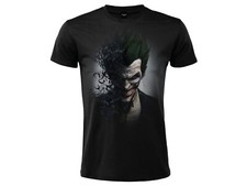 T SHIRT  JOKER VOLTO Ghigno ORIGINALE Bimbo Adulto Maglia Maglietta Nera