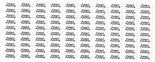 Patent Pending Stickers | White | Size .75" x .25" | 100 decals per sheet