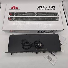NEW DBX 215 Dual 15 Band Graphic Equalizer US