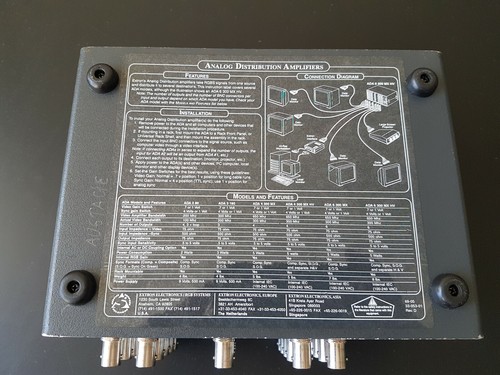 Extron ADA 4 300 MXHV - One Input, Four Output RGB Distribution Amplifiers (BNC) - Bild 5 von 7