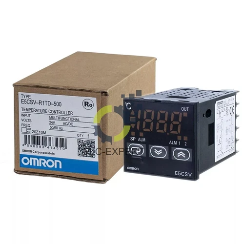 New Omron Temperature Controller E5CSV-R1TD-500 24V 50/60HZ
