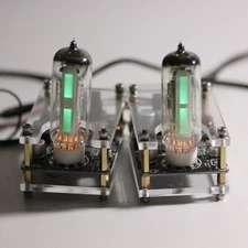 Magic Eye 6E2 EM87 Preamp Tube Audio Level Indicator VU Meter Driver Board +Case