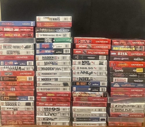 Sega Genesis Video Games You Choose From Drop Down Menu Complete In Box Bundle