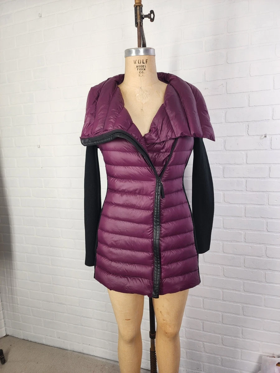 Calvin klein asymmetrical store puffer coat