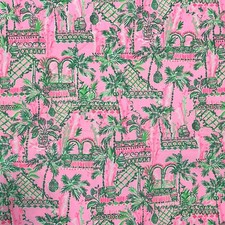 Lilly Pulitzer Cotton Poplin Fabric Mandevilla Always Worth It 36" x 57"