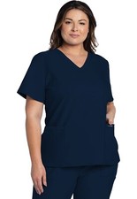 Cherokee WW Originals Scrubs Women's V-Neck Top CK953A NAV Navy Free Ship